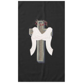 Tableclout Hauswäsche schwarzer Hintergrund Tischdecke (Vorderseite)