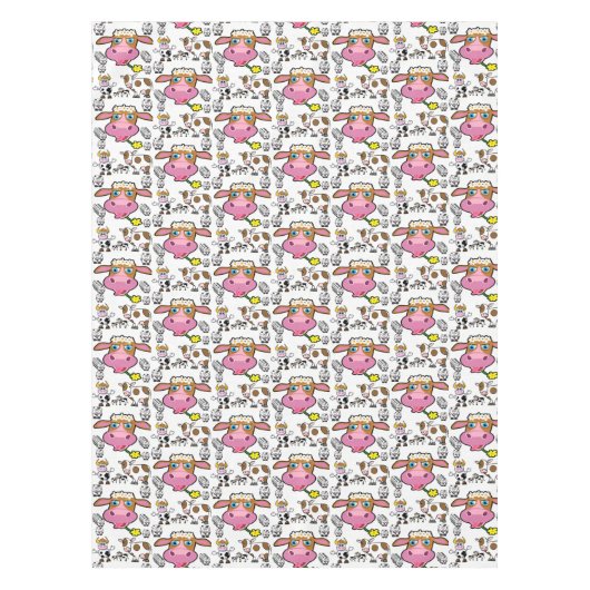 Tableclout Kühe Tischdecke (Vorderseite)