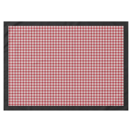 Tableclout Lumberjack Tischarm mit schwarzem Karo Tischdecke (Vorderseite (Horizontal))
