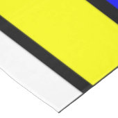 Tableclout Mondrian Art Style Colorful Muster Tischdecke (Schrägansicht)