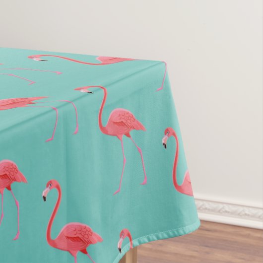 Tableclout Tropisches rosa Flamingo Tischdecke (Beispiel)