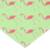 Tableclout Tropisches rosa Flamingo Tischdecke (Schrägansicht)