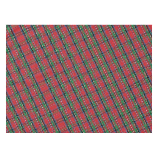 Tableclout Weihnachten Kariert rot, blau grün Kari Tischdecke (Vorderseite (Horizontal))
