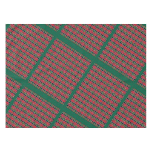 Tableclout Weihnachten Kariert rot, blau grün Kari Tischdecke (Vorderseite (Horizontal))