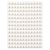 Tableclout Weiße Käsesäule, gelbe Maus Tischdecke (Vorderseite)