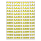 Tableclout Weißer Käse Gelb Tischdecke (Vorderseite)