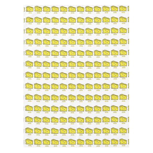Tableclout Weißer Käse Gelb Tischdecke (Vorderseite)