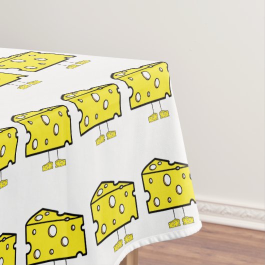 Tableclout Weißer Käse Gelb Tischdecke (Beispiel)