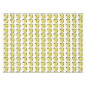 Tableclout Weißer Käse Maus Musik gelb Tischdecke (Vorderseite (Horizontal))