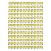Tableclout Weißer Käse Maus Musik gelb Tischdecke (Vorderseite)