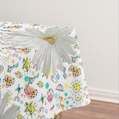 Tableclout White Daisy Floral Summer Fun Tischdecke (Beispiel)
