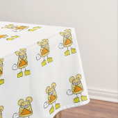 Tableclout White Pizza Cheese Mouse Yellow Tischdecke (Beispiel)