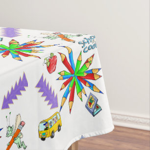 Tableclout Zurück zur Schule ist Cool Tischdecke