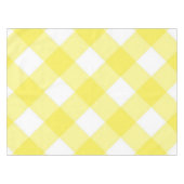 Tablecoth Yellow White Plaid  Tischdecke (Vorderseite (Horizontal))