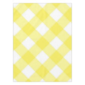 Tablecoth Yellow White Plaid  Tischdecke (Vorderseite)