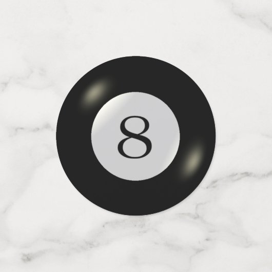 Tablefetti - Aight Ball Konfetti (Klein Vorderseite)