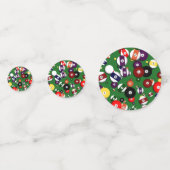 Tablefetti - Billard und 2 Ball Konfetti (Vorderseiten)