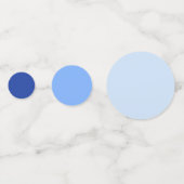 Tablefetti - Blue Hydrangea Konfetti (Rückseiten)