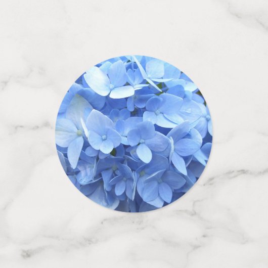Tablefetti - Blue Hydrangea Konfetti (Klein Vorderseite)