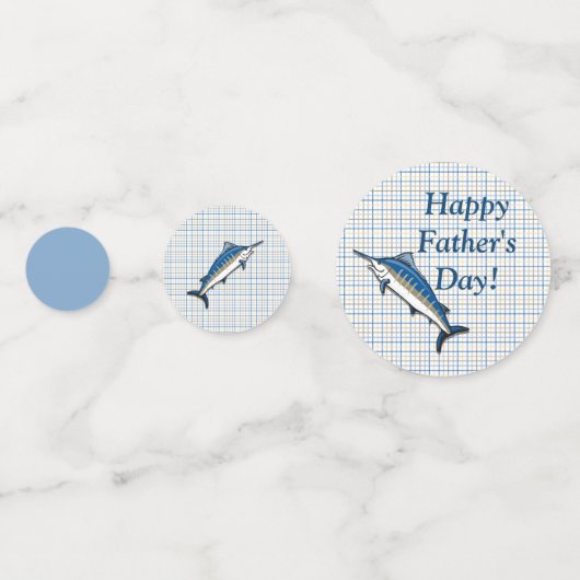 Tablefetti - Blue Marlin Konfetti (Rückseiten)