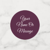 Tablefetti - Burgund Blotch Pansy Konfetti (Klein Vorderseite)