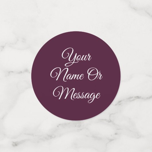 Tablefetti - Burgund Blotch Pansy Konfetti (Klein Vorderseite)