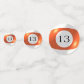 Tablefetti - Dreizehn Ball Konfetti (Vorderseiten)