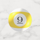 Tablefetti - Nine Ball Konfetti (Klein Vorderseite)