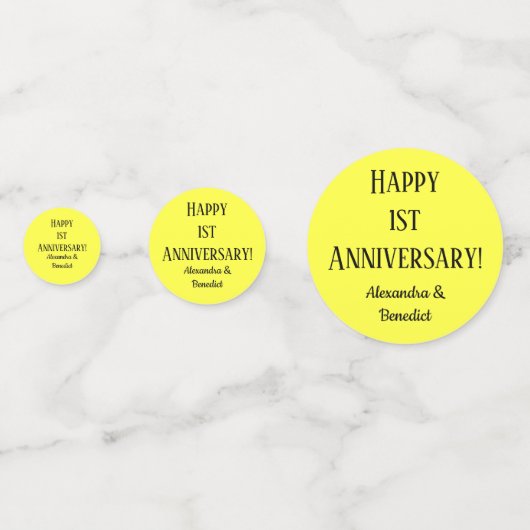 Tablefetti - One Ball Konfetti (Rückseiten)