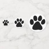 Tablefetti - Puppy Paw Prints Konfetti (Vorderseiten)