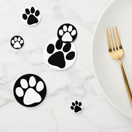 Tablefetti - Puppy Paw Prints Konfetti (Gruppe)