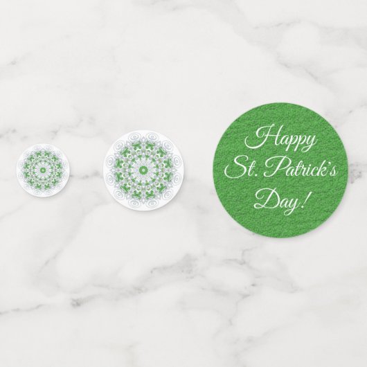Tablefetti - St. Patricks Feier Konfetti (Rückseiten)