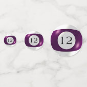 Tablefetti - Zwölf Ball Konfetti (Vorderseiten)