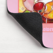 Tablel Flower Arrangement Sweet Pink Mousepad (Ecke)