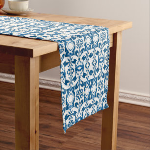 Tablerunner BOHEMISCHE BLUES Kurzer Tischläufer