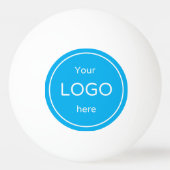 Tabletennis add your company business logo tischtennisball (Vorderseite)