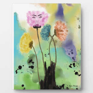 Tabletop Abstrakt Plaque mit Easel Fotoplatte