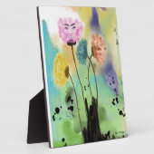 Tabletop Abstrakt Plaque mit Easel Fotoplatte (Seite)