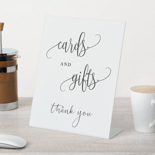 Tabletop Cards & Gifts-Zeichen Sockelschild (In SItu)