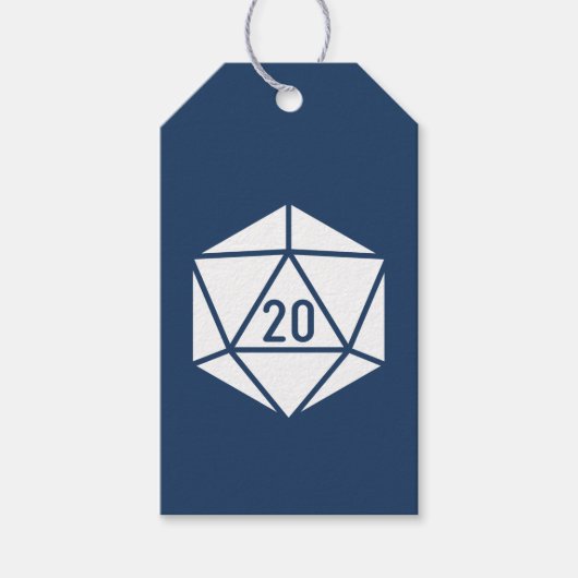 Tabletop Chic auf dem Navy-Gift-Tag Geschenkanhänger (Vorderseite)