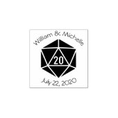 Tabletop Chic Holzverkündung Briefmarke Gummistempel (Prägung)