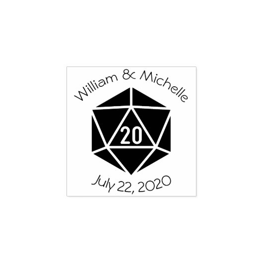 Tabletop Chic Holzverkündung Briefmarke Gummistempel (Prägung)