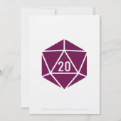 Tabletop Chic im Wein Einladung zur Hochzeit (Rückseite)