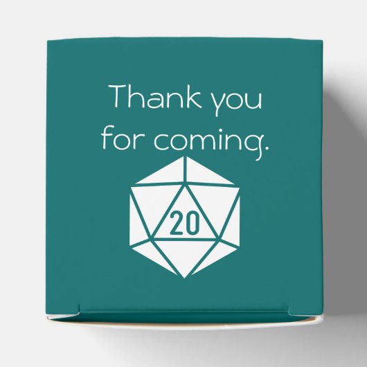 Tabletop Chic in Aquamarinen Gesichtskartons Geschenkschachtel (Oben)