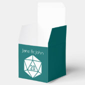 Tabletop Chic in Aquamarinen Gesichtskartons Geschenkschachtel (Geöffnet)