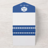 Tabletop Chic in blau All In One Einladung (Außenbereich)