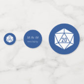 Tabletop Chic in Blue Table Confetti Konfetti (Vorderseiten)