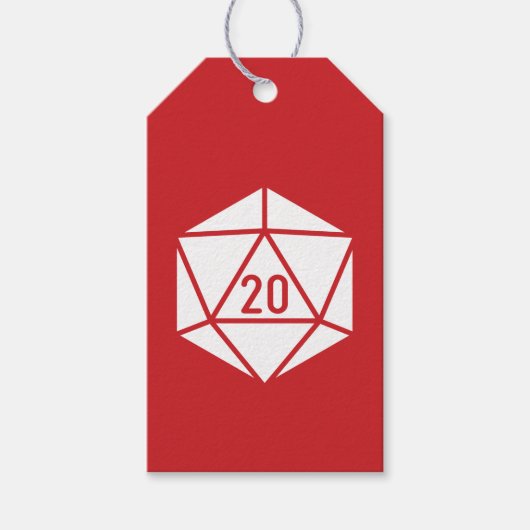Tabletop Chic in Cherry-Geschenk-Tag Geschenkanhänger (Vorderseite)