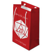 Tabletop Chic in Cherry Geschenktasche Kleine Geschenktüte (Rückseite Schrägansicht)