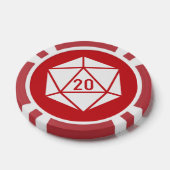 Tabletop Chic in Cherry Pokerchips (Einzeln)